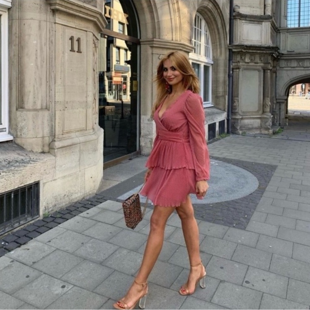 Zara Ruffle Mini Dress - Picture 3 of 3